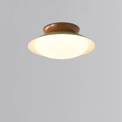 Modern LED Semi Flush Ceiling Light for Living Room Image - 2