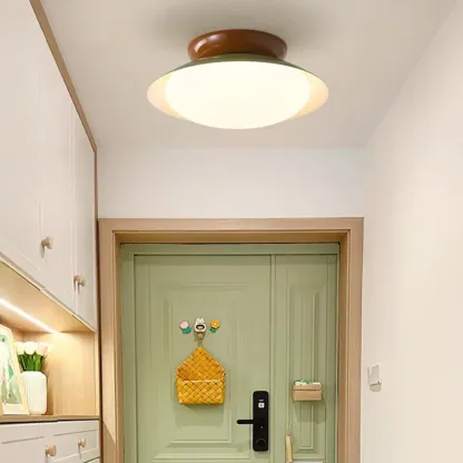 Modern LED Semi Flush Ceiling Light for Living Room Image - 1