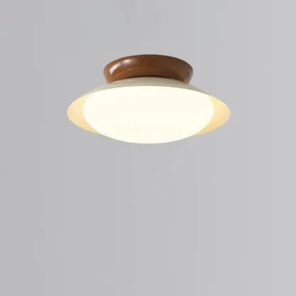 Modern LED Semi Flush Ceiling Light for Living Room Image - 5