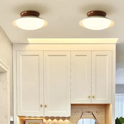 Modern LED Semi Flush Ceiling Light for Living Room Image - 7