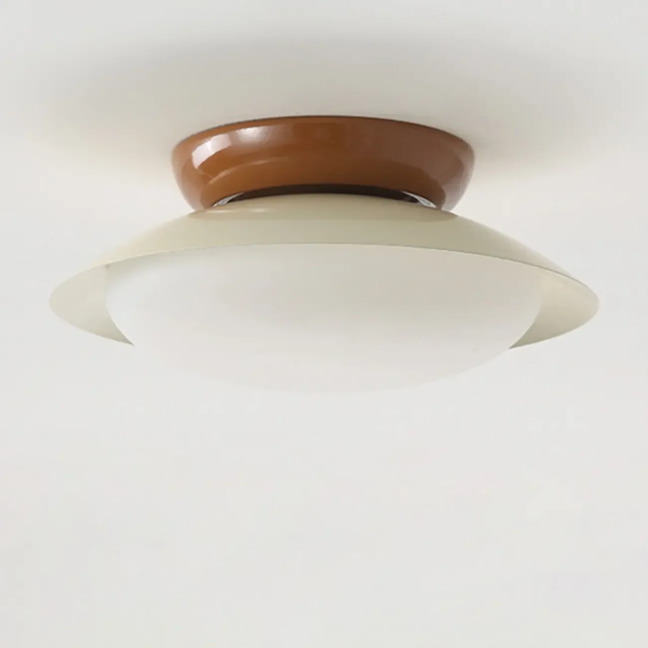 Modern LED Semi Flush Ceiling Light for Living Room Image - 11