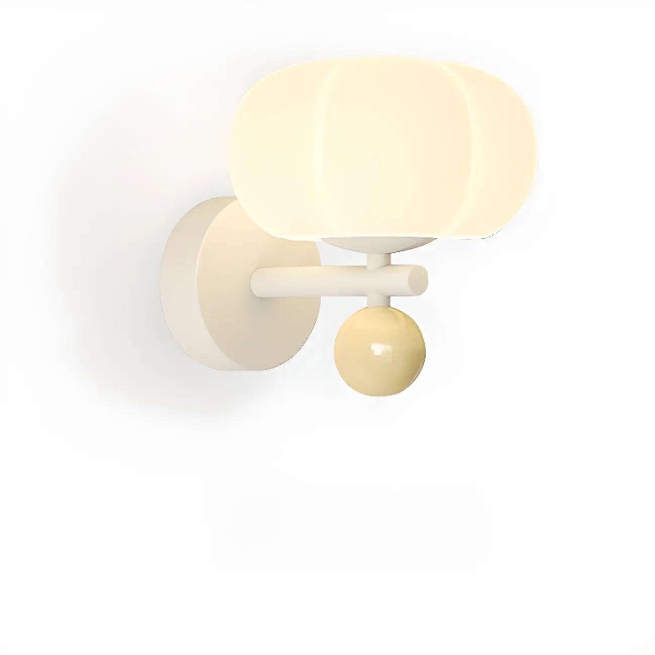 Modern Geometric Alloy Wall Sconce with Resin Shade Image - 5 | homeyfad