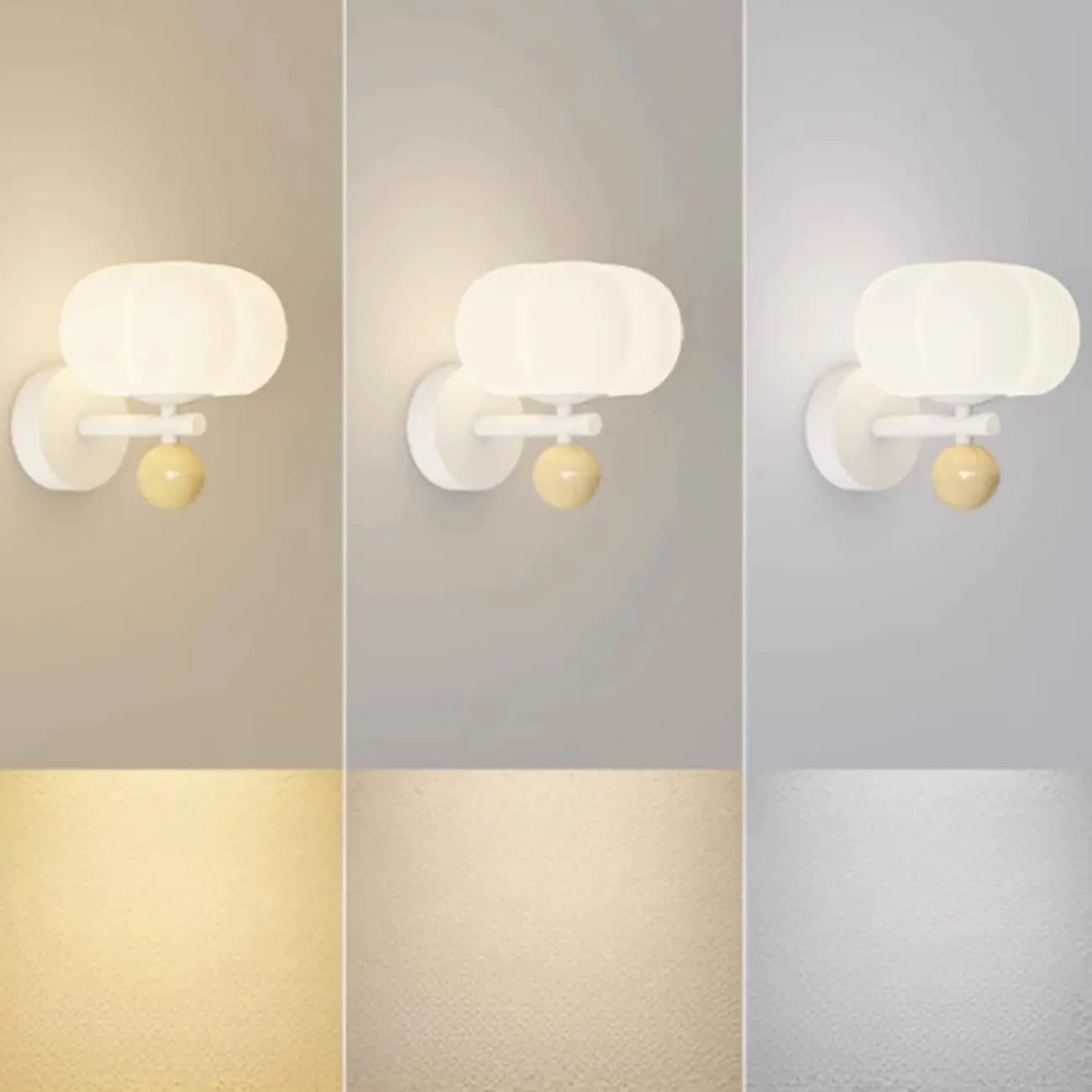 Modern Geometric Alloy Wall Sconce with Resin Shade Image - 6 | homeyfad