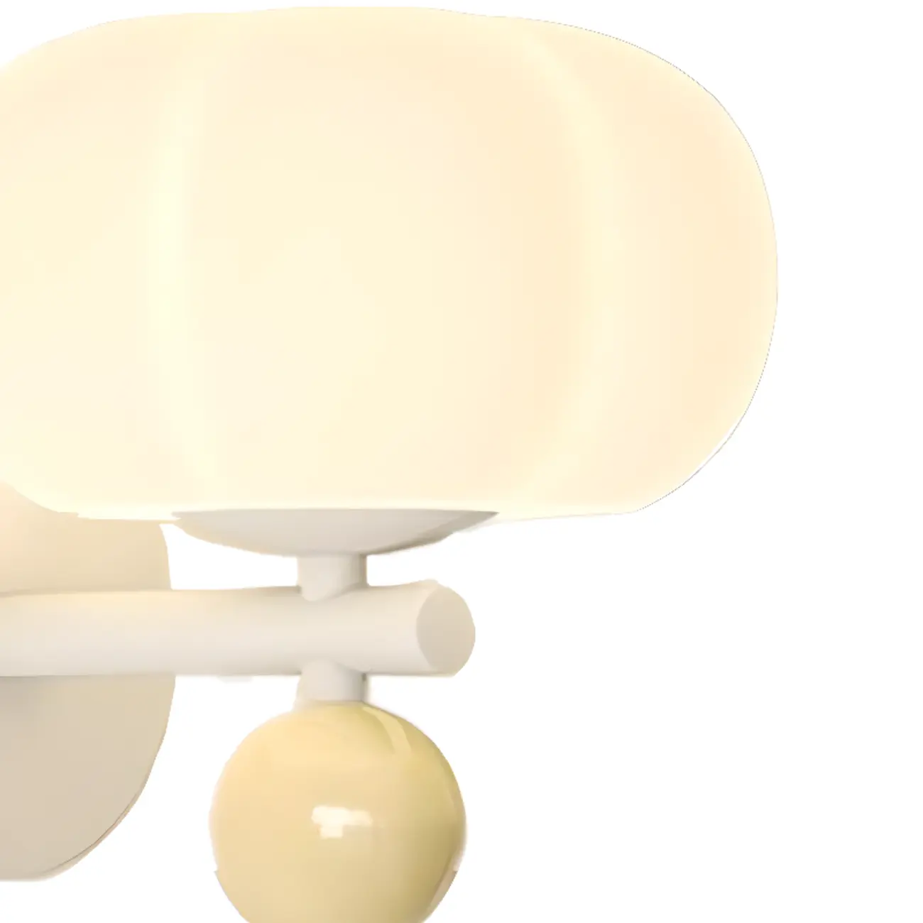 Modern Geometric Alloy Wall Sconce with Resin Shade Image - 7 | homeyfad