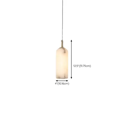 Modern Gold Globe Alabaster Kitchen Pendant Lighting #size