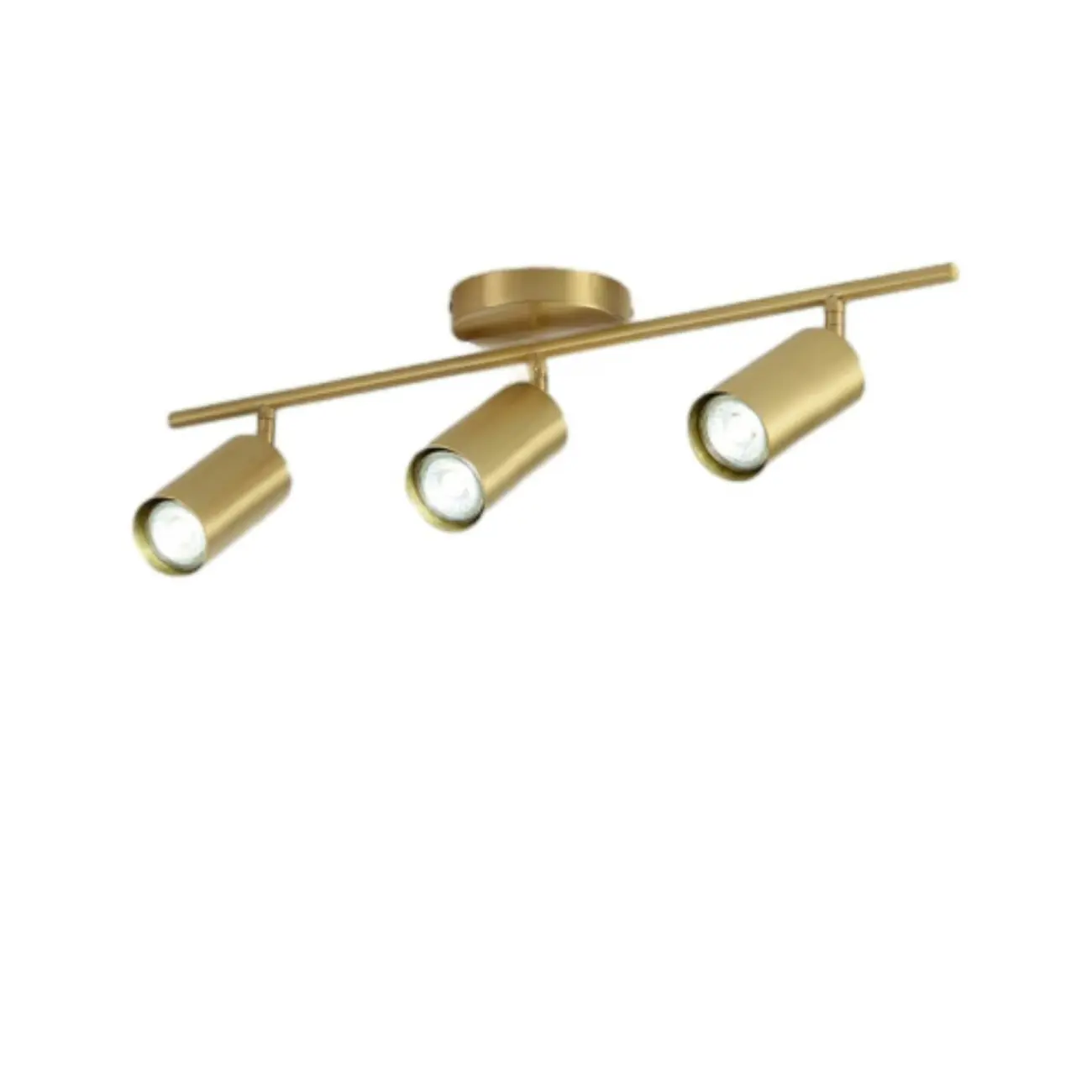 Modern Brass Adjustable Track Lighting | homeyfad