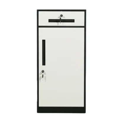 Modern Steel Vertical Filing Cabinet with Key Lock for Office Image - 10