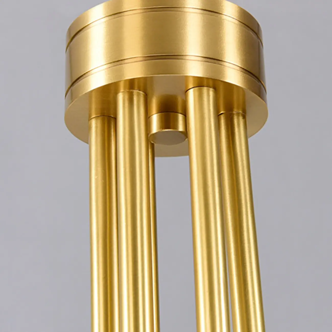 Modern Circle Black Gold Clear Glass Shade Chandelier Image - 6 | homeyfad