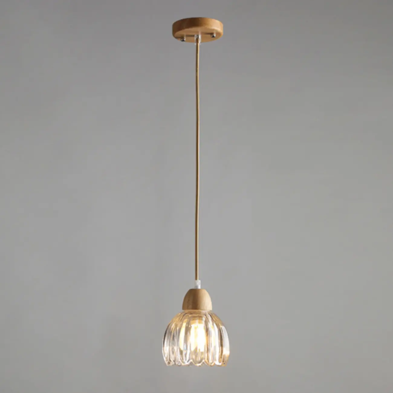 Adjustable Flower Glass Pendant Light Rope for Dinning Areas Image - 9 | homeyfad