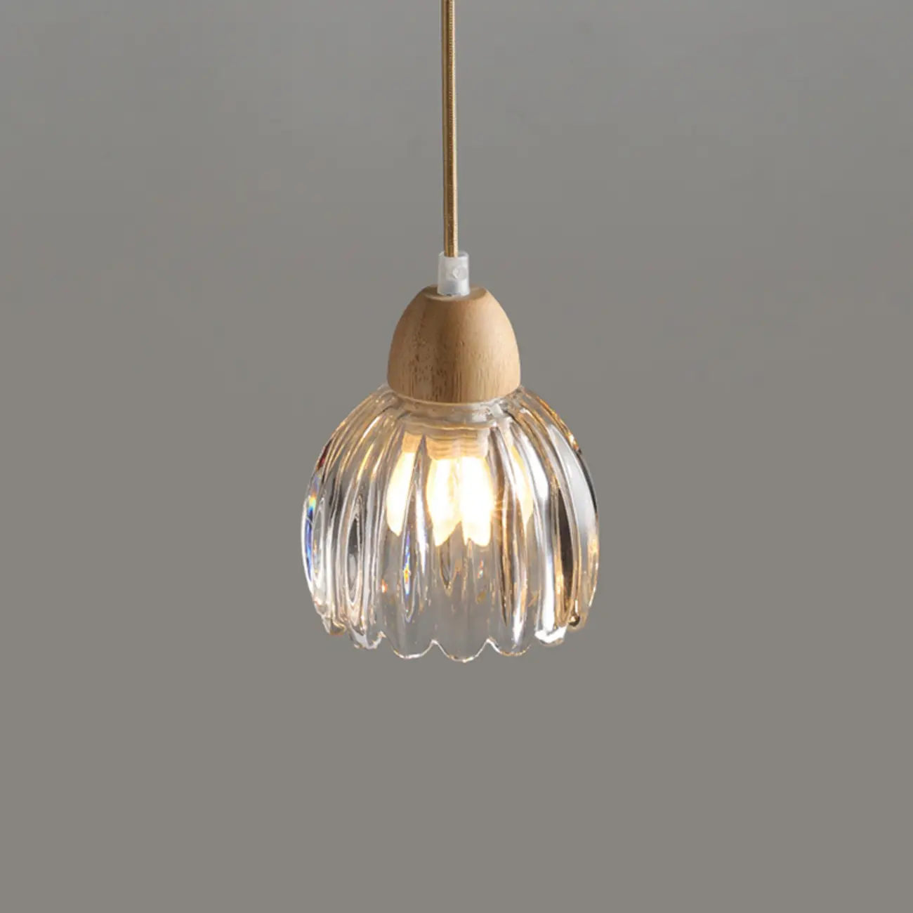 Adjustable Flower Glass Pendant Light Rope for Dinning Areas Image - 8 | homeyfad