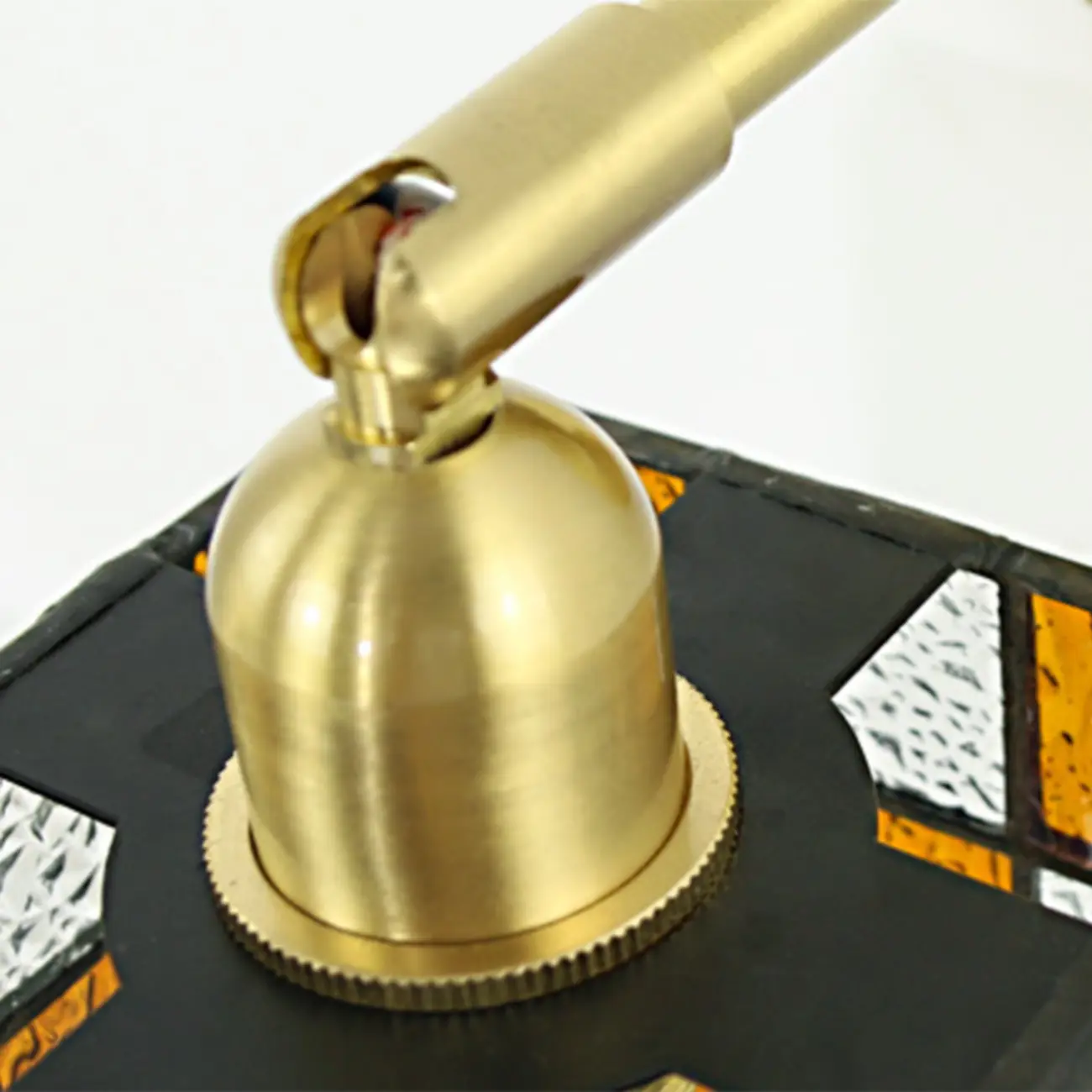 Vintage Brass Colorful Cube Shade Wall Sconce Image - 12 | homeyfad