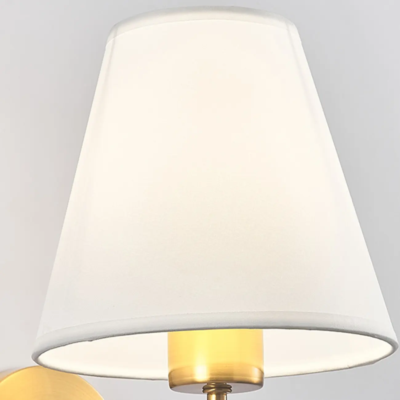 Modern Fabric Shade Wall Light for Bedroom Decor Image - 12 | homeyfad