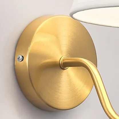 Modern Fabric Shade Wall Light for Bedroom Decor Image - 14