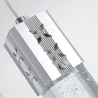 Modern Clear Crystal Dimming Pendant Light for Kitchen Image - 24