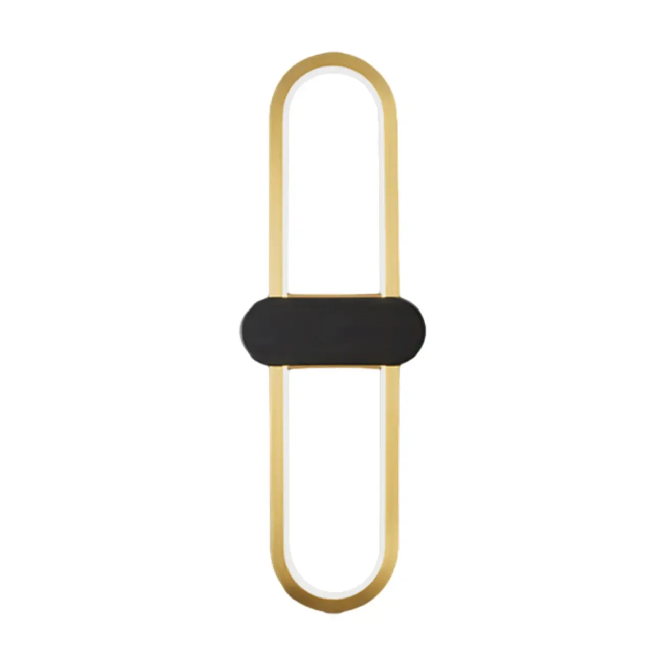 Modern Oval Wall Vanity Light with Silica Gel Shade Image - 5