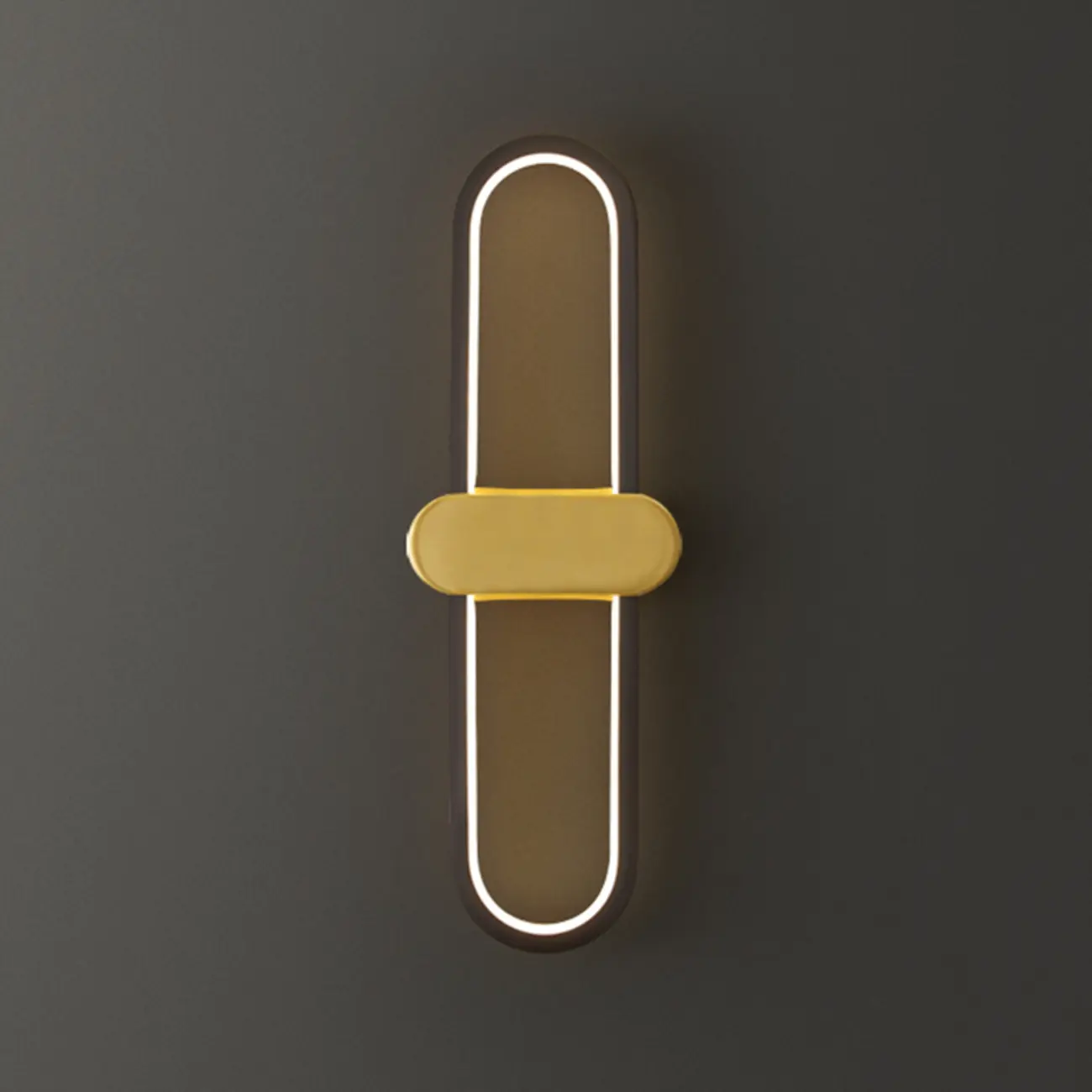 Modern Oval Wall Vanity Light with Silica Gel Shade Image - 6 | homeyfad