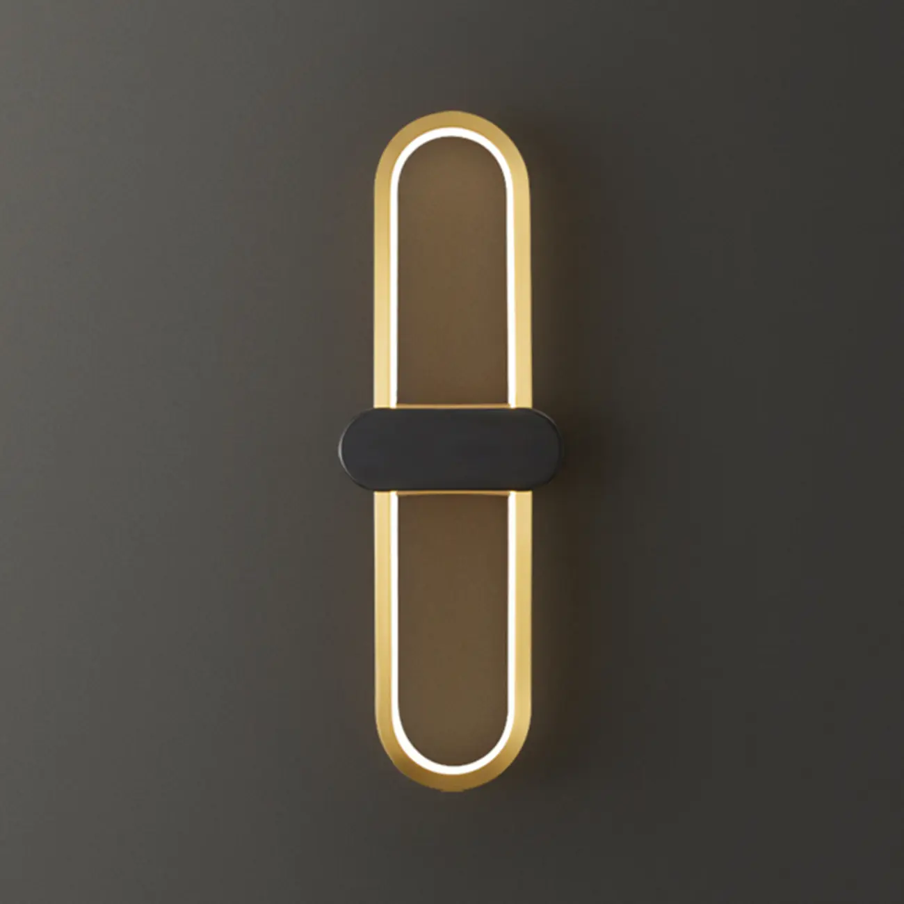 Modern Oval Wall Vanity Light with Silica Gel Shade Image - 7 | homeyfad