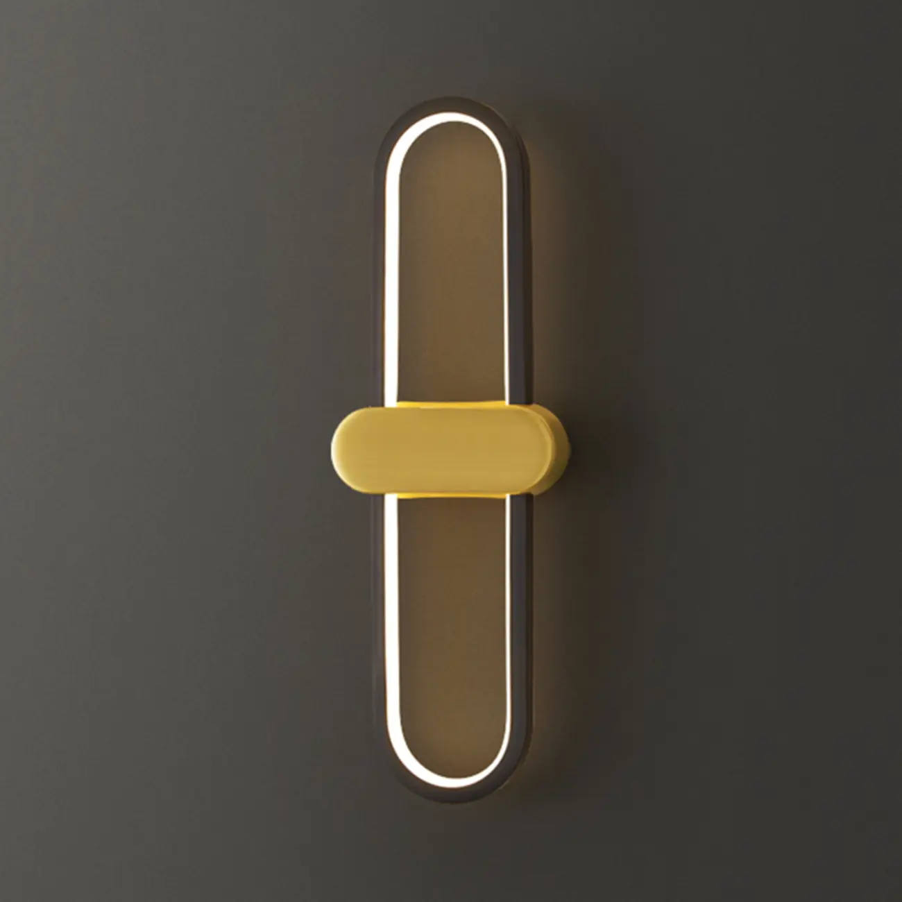 Modern Oval Wall Vanity Light with Silica Gel Shade Image - 9 | homeyfad