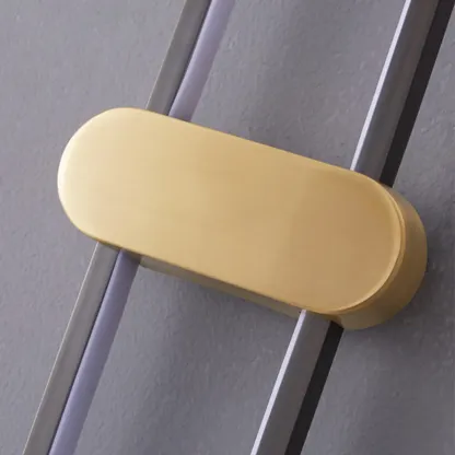 Modern Oval Wall Vanity Light with Silica Gel Shade Image - 12