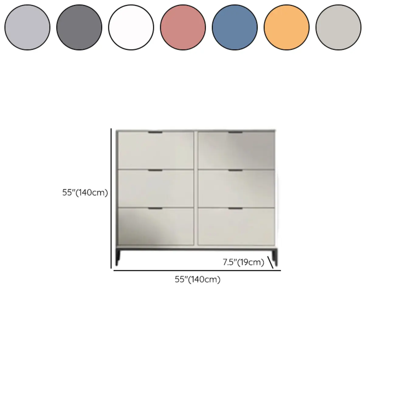 Wood Drop-Front Shoe Storage Cabinet for Small Space Image - 20 | homeyfad