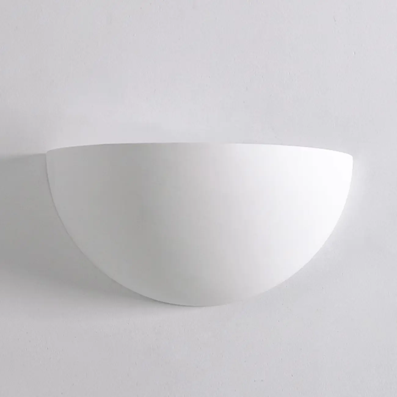 Modern Minimalist 	Gypsum Wall Sconce with Half-Moon Shape  Image - 9 | homeyfad