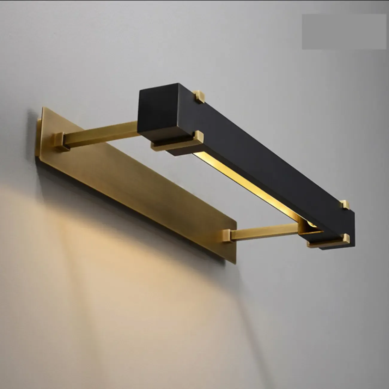 Modern Tube Vanity Light with Gold Finish for Bathroom Image - 6