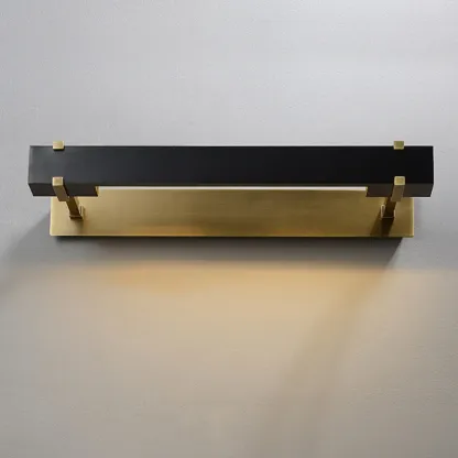 Modern Tube Vanity Light with Gold Finish for Bathroom Image - 8