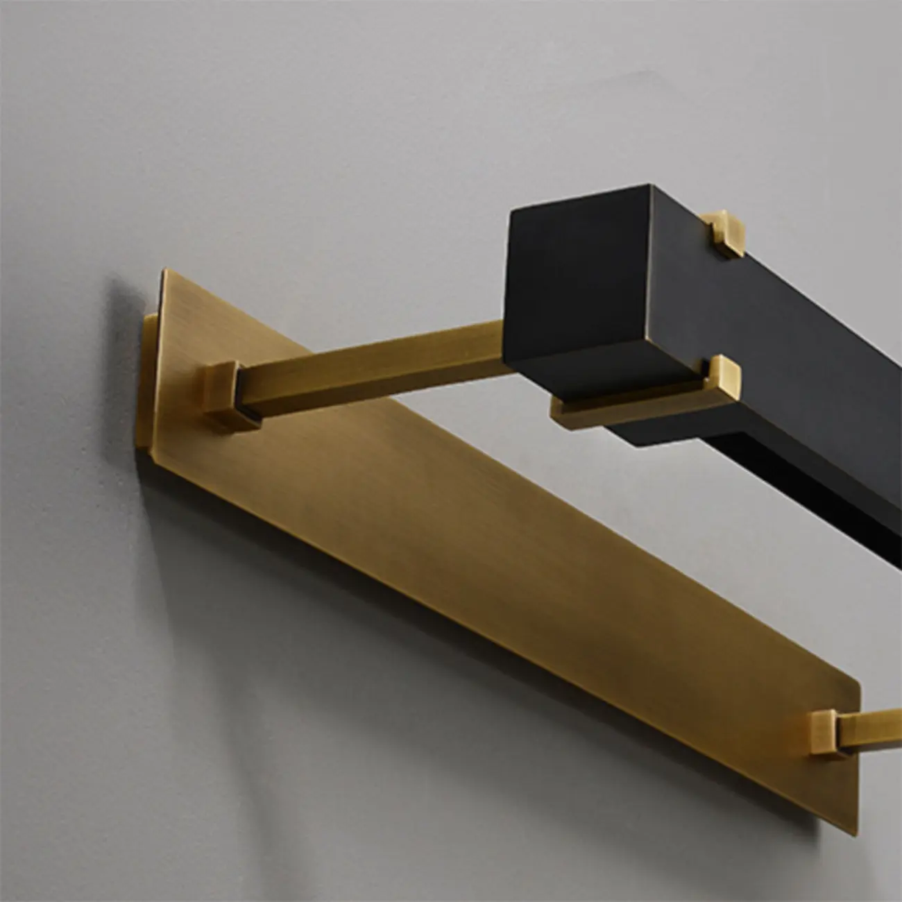 Modern Tube Vanity Light with Gold Finish for Bathroom Image - 9 | homeyfad