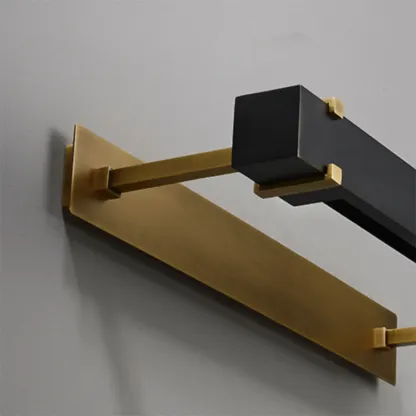 Modern Tube Vanity Light with Gold Finish for Bathroom Image - 9