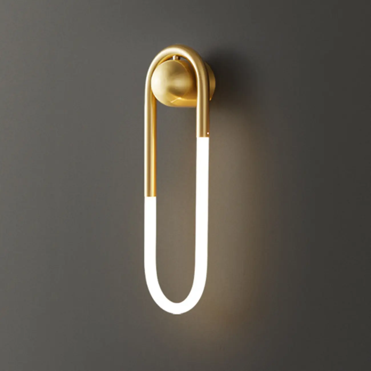 Modern Gold LED Oval Vanity Wall Light Image - 9 | homeyfad