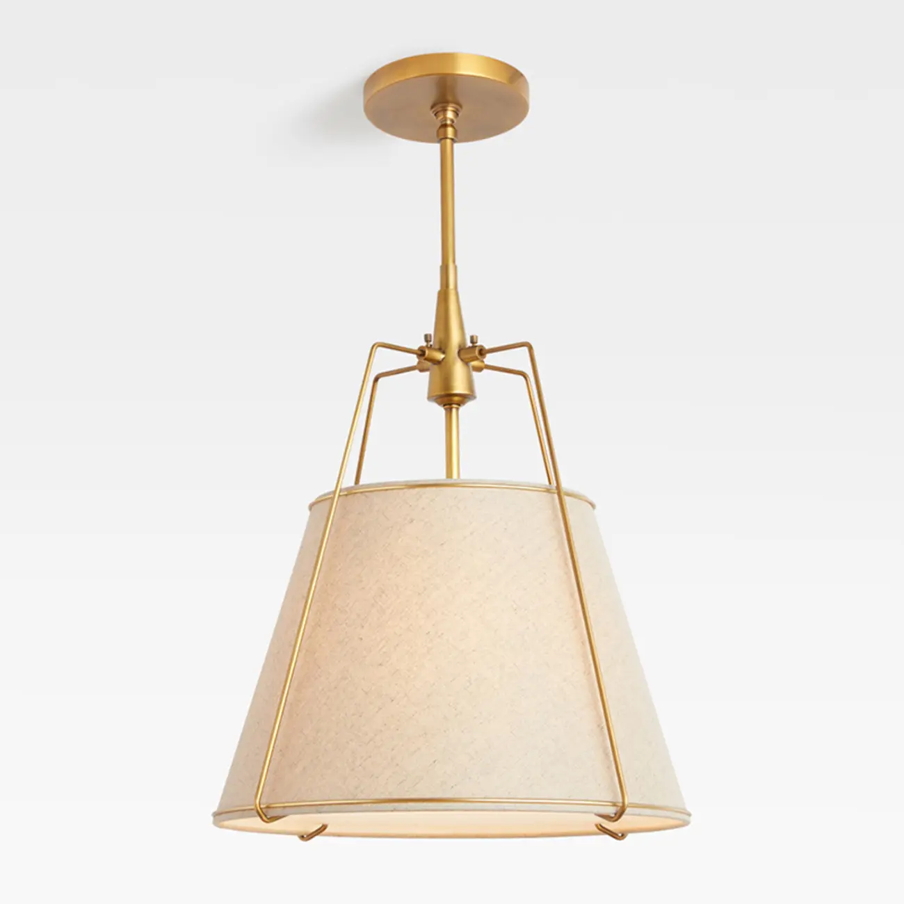 Modern Minimalist LED Pendant Light with White Shade Image - 4 | homeyfad