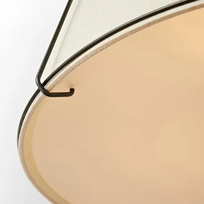 Modern Minimalist LED Pendant Light with White Shade Image - 8