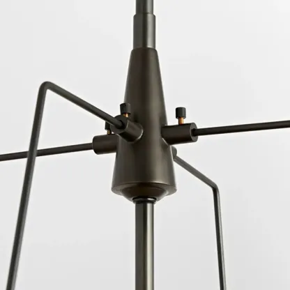 Modern Minimalist LED Pendant Light with White Shade Image - 9