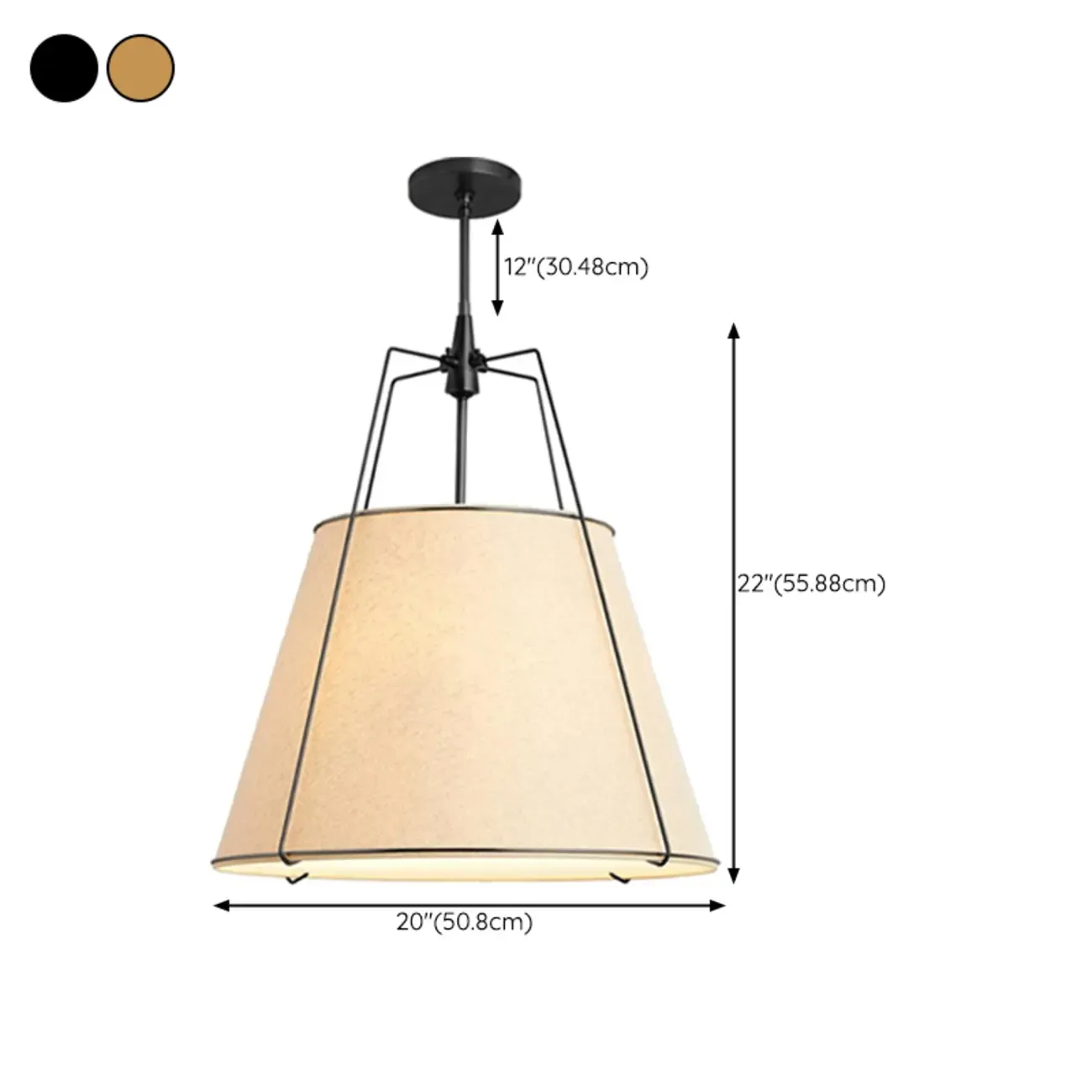 Modern Minimalist LED Pendant Light with White Shade Image - 13