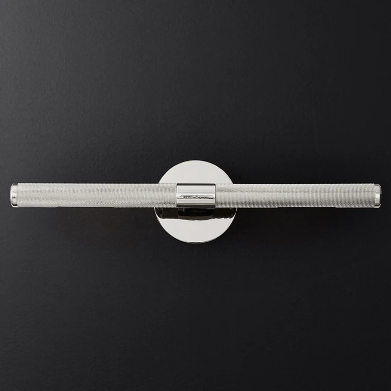 Modern Bathroom Black 2-Light Tube Vanity Light | homeyfad