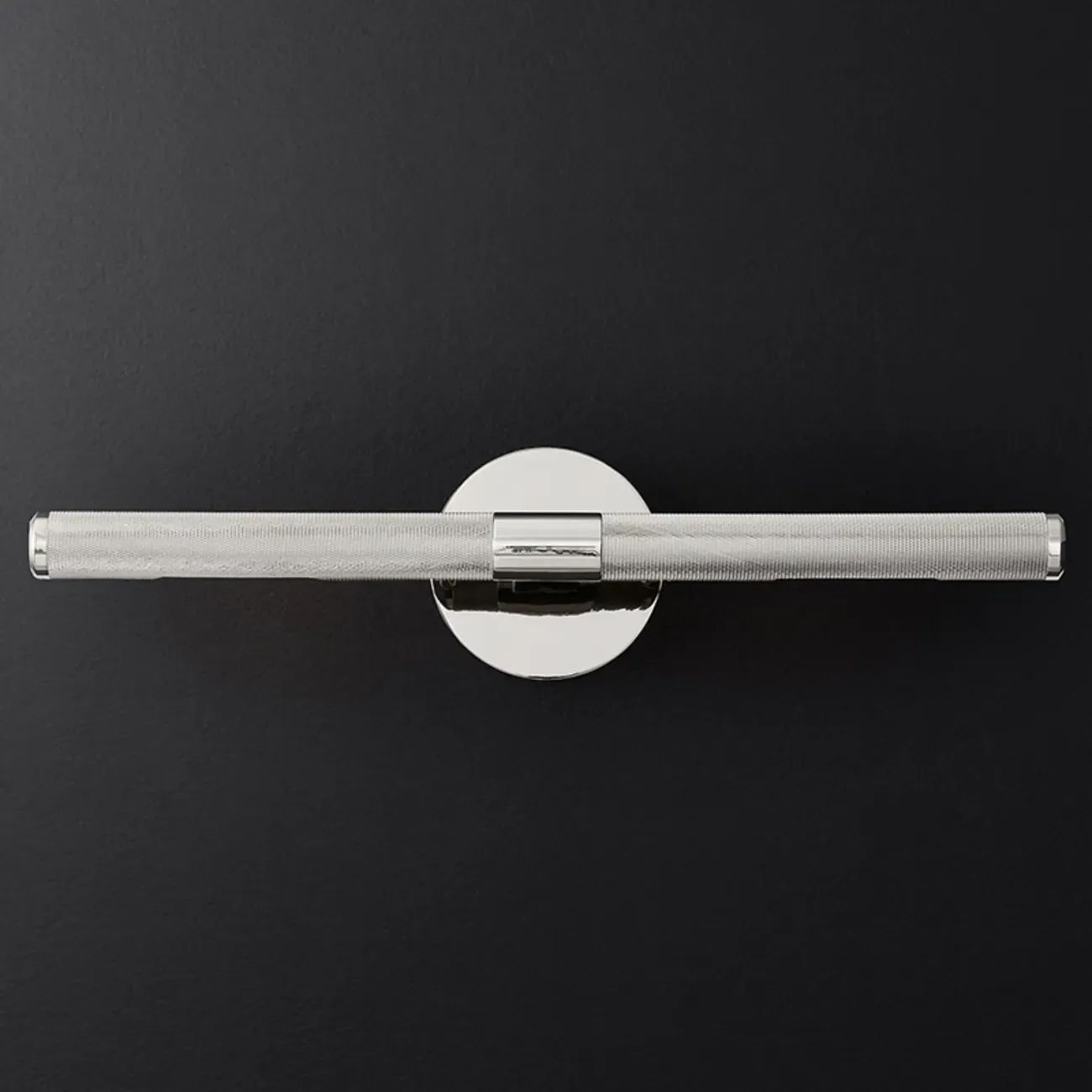 Modern Bathroom Black 2-Light Tube Vanity Light - HomeyFad