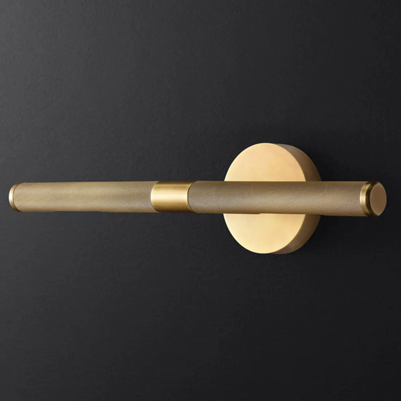 Modern Bathroom Black 2-Light Tube Vanity Light | homeyfad