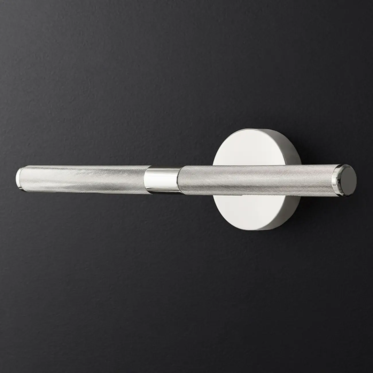 Modern Bathroom Black 2-Light Tube Vanity Light | homeyfad