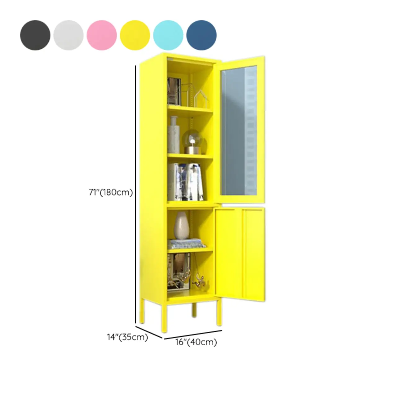 Modern Black Iron Adjustable Display Cabinet for Living Room Image - 52 | homeyfad