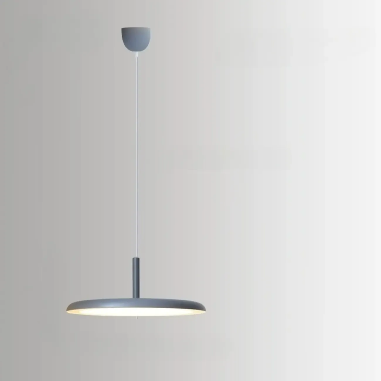 Modern Round LED Pendant Light Adjustable Length for Dining Image - 11