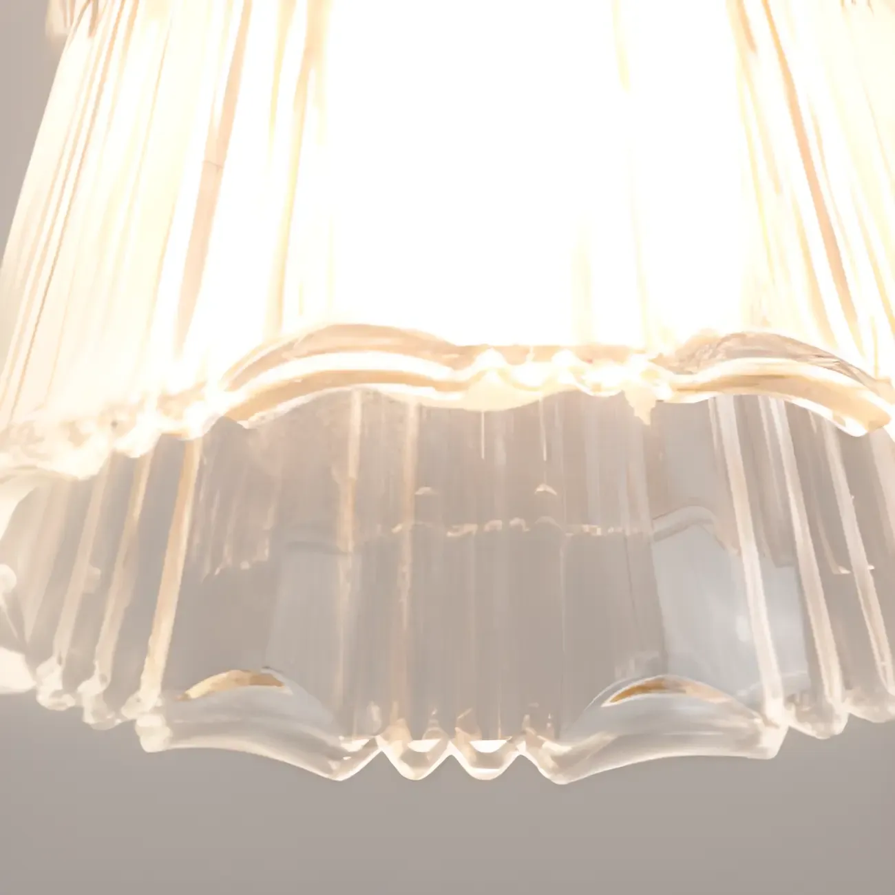 Modern 6" Glass Semi Flush Ceiling Light for Hallway Decor Image - 8