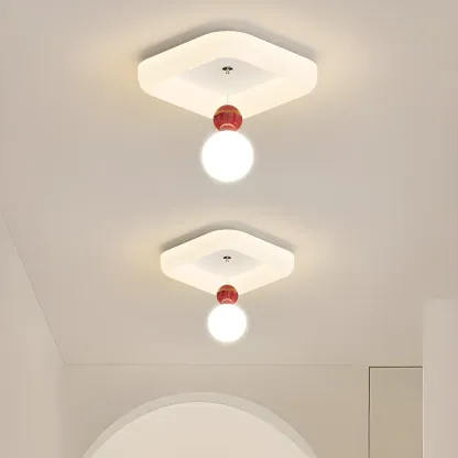 Modern Flush Mount LED Ceiling Light for Living Room Image - 2