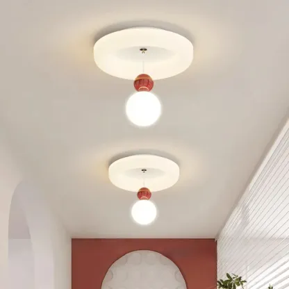 Modern Flush Mount LED Ceiling Light for Living Room Image - 1