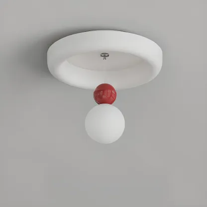 Modern Flush Mount LED Ceiling Light for Living Room Image - 11