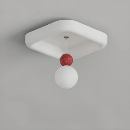 Modern Flush Mount LED Ceiling Light for Living Room Image - 13