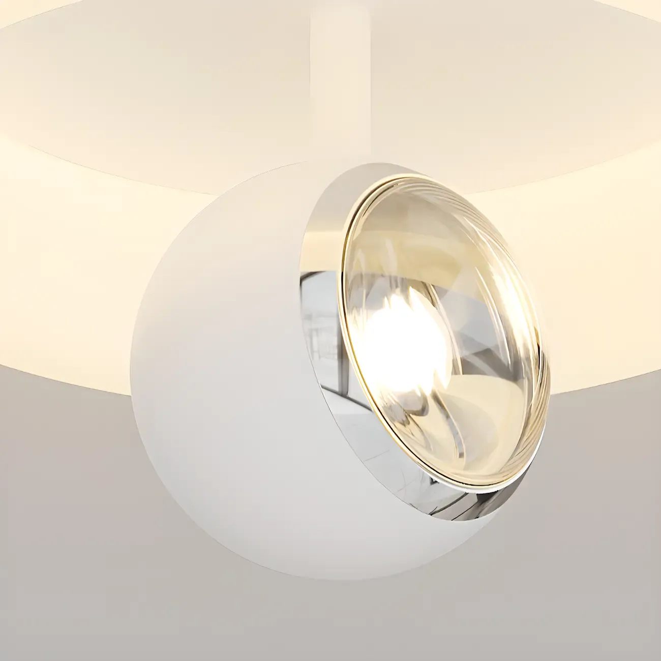Modern Flush Mount LED Ceiling Light for Living Room Image - 17