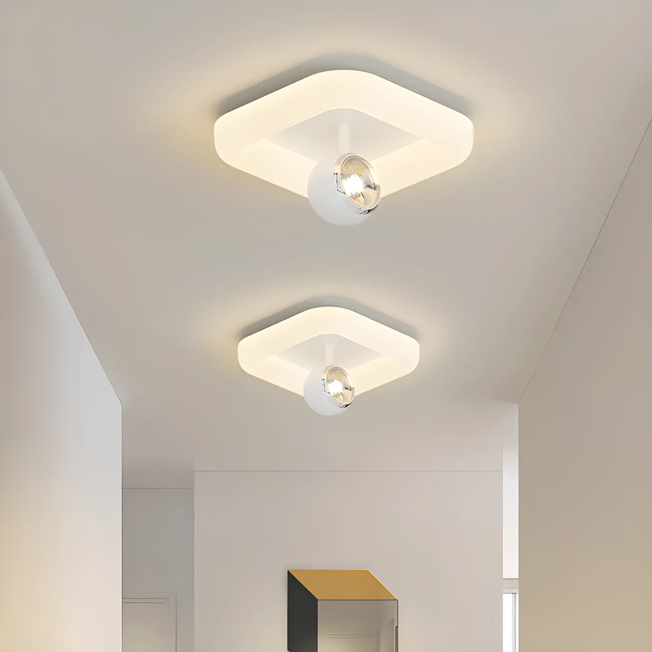 Modern Flush Mount LED Ceiling Light for Living Room Image - 22 | homeyfad