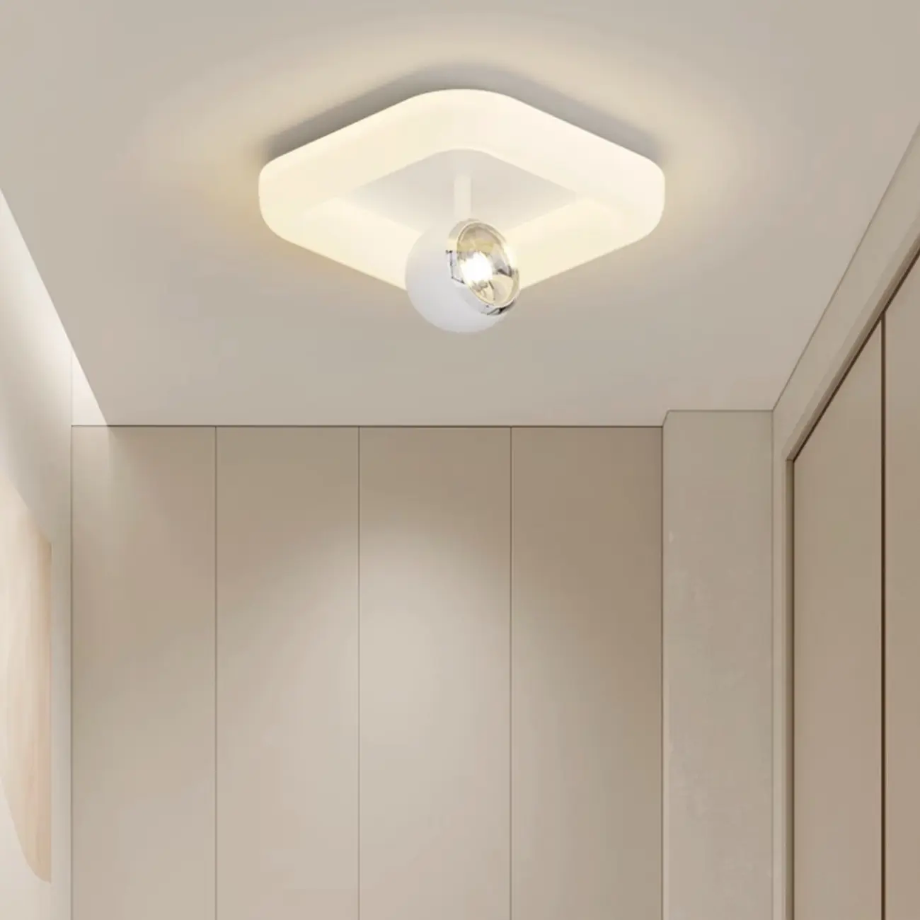Modern Flush Mount LED Ceiling Light for Living Room Image - 24 | homeyfad
