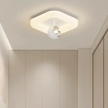Modern Flush Mount LED Ceiling Light for Living Room Image - 24