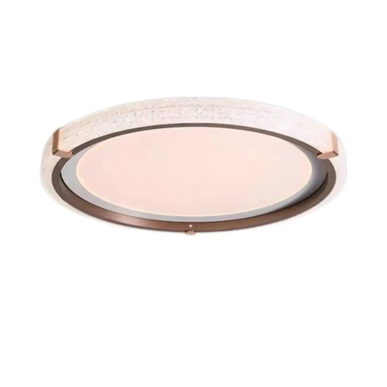 Modern Flush Mount LED Ceiling Light with Resin Shade for Living Room Image - 8